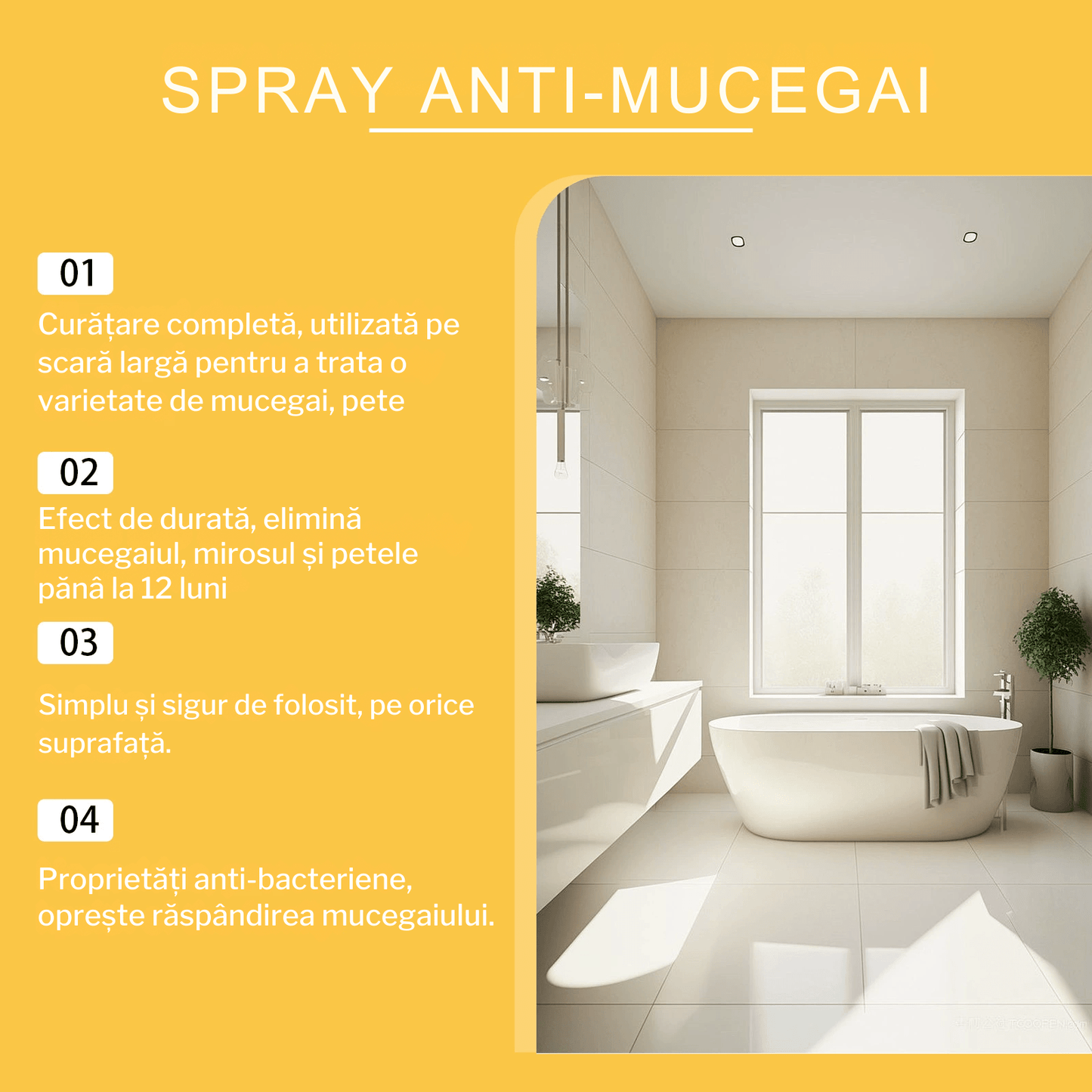 Solutie spray anti - mucegai | 120ml - Therra