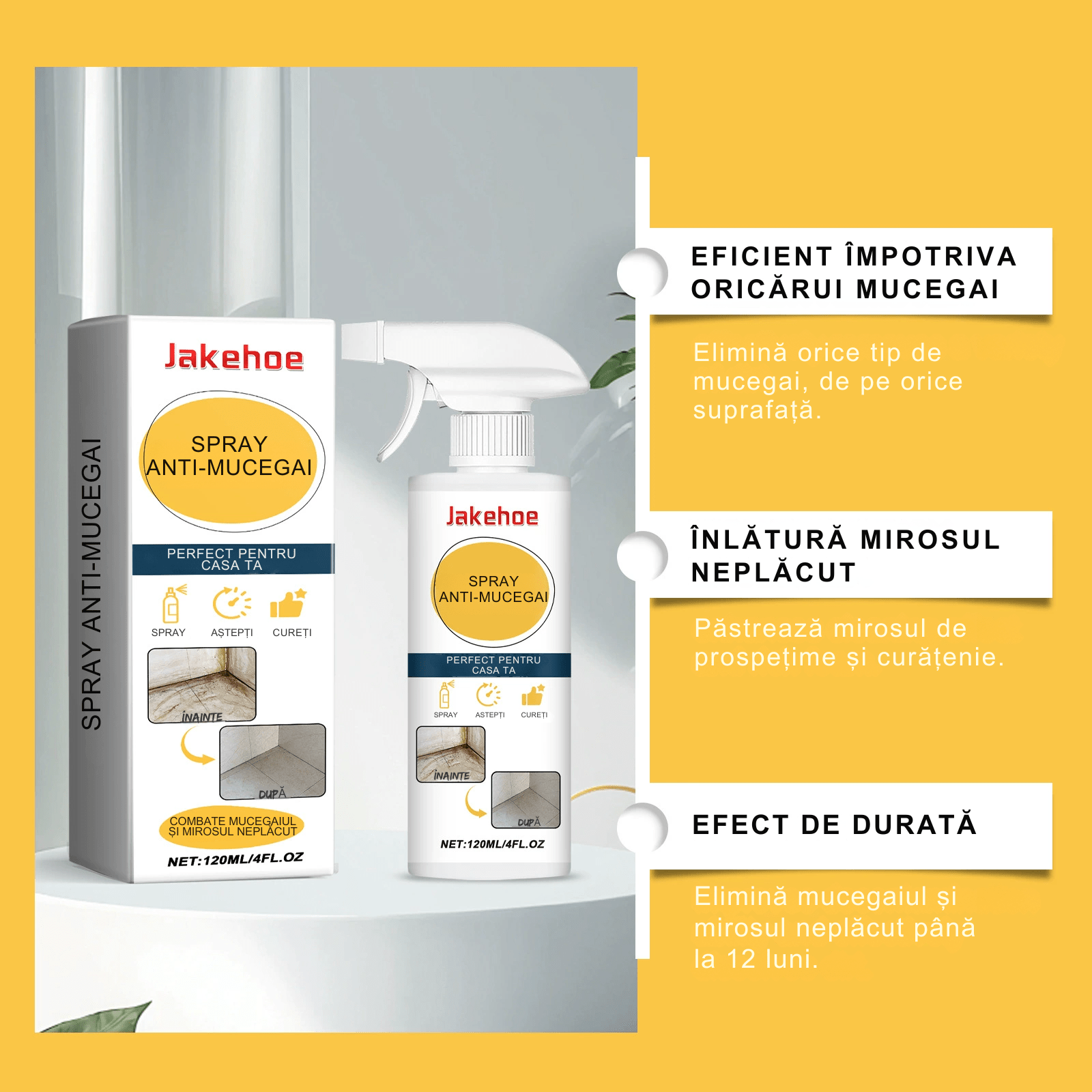 Solutie spray anti - mucegai | 120ml - Therra